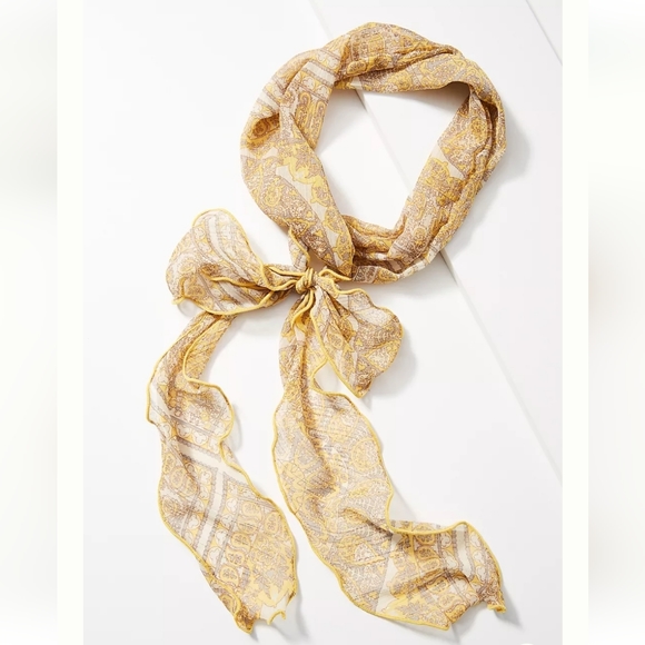 Anthropologie Accessories - Anthropologie Louise Scarf Headband- yellow